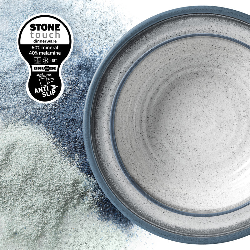 Brunner Deep plate duboki tanjur, plavi