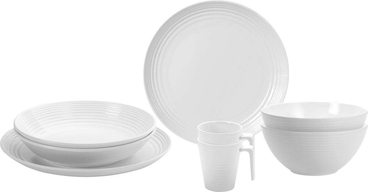 Brunner Spherica set kuhinjskog posuđa 8 kom, bijeli