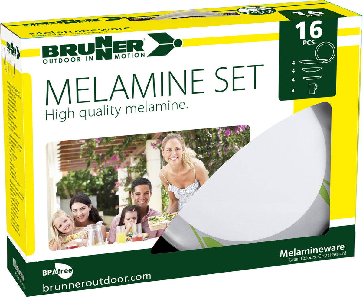 Brunner Melamine Set Tulip set kuhinjskog posuđa, bijeli