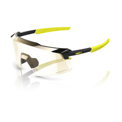 100% Aerocraft sunčane naočale, Gloss Metallic Black - Gold Mirror Photochromic
