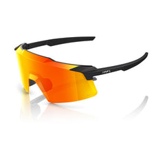 100% Aerocraft sunčane naočale Soft Tact Black, HiPER Red Multilayer Mirror