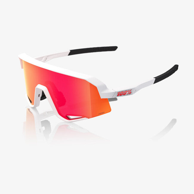 100% Slendale sunčane naočale, Matte White - HiPER Red Multilayer Mirror