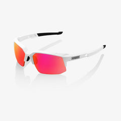 100% Speedcoupe sunčane naočale Soft Tact Off White - Purple Multilayer Mirror Lens