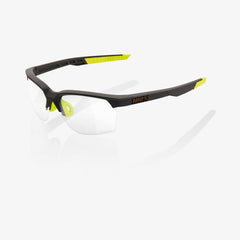 100% Sportcoupe sunčane naočale Soft Tact Cool Grey, Photochromic Lens, OS