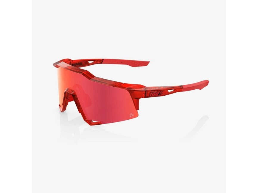 100% Speedcraft LE sunčane naočale Peter Sagan, Gloss Translucent Red - Hiper Red Mirror