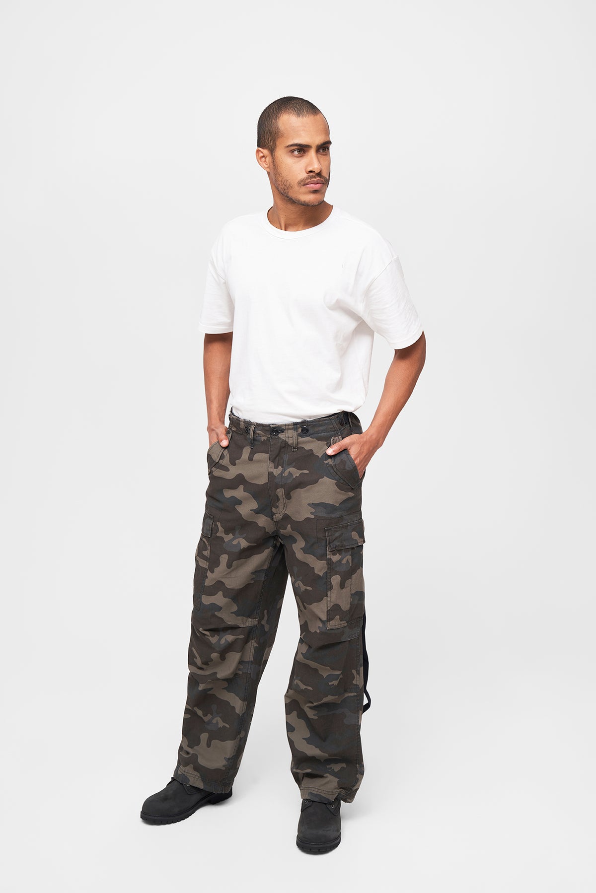 Brandit M65 Vintage nohavice, darkcamo