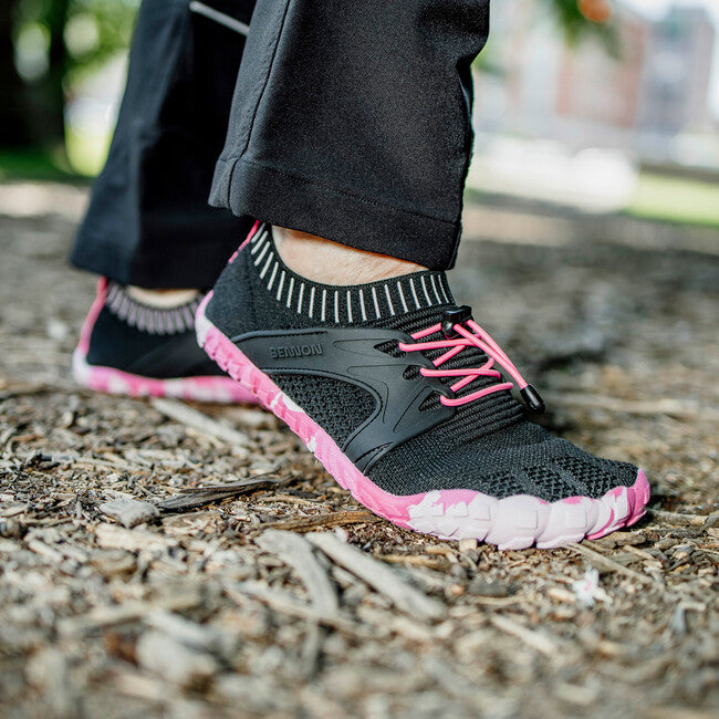 BENNON BOSKY barefoot cipele, crne/ružičaste