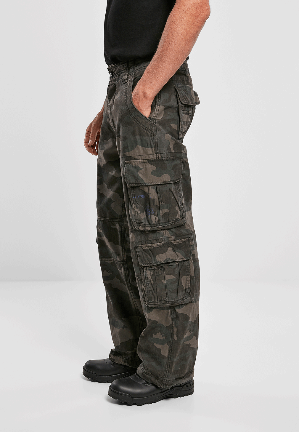 Brandit Pure Vintage nohavice, Darkcamo