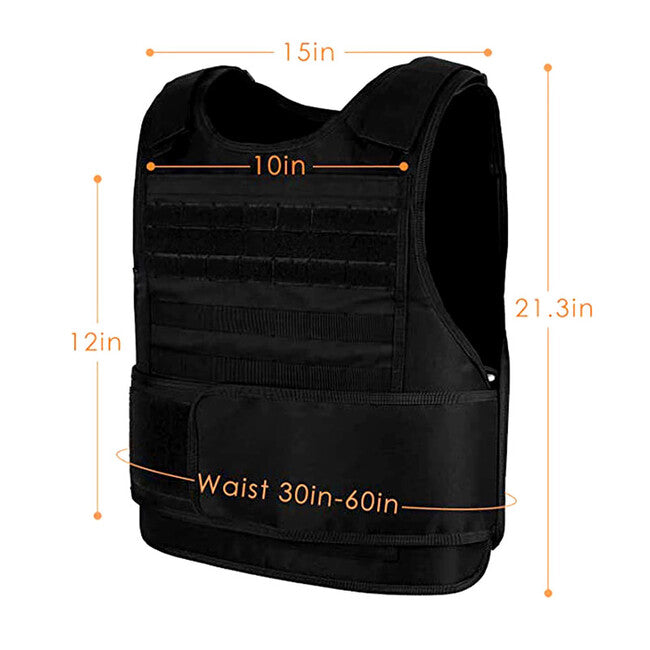 DRAGOWA Tactical Blackhawk taktički prsluk, crni