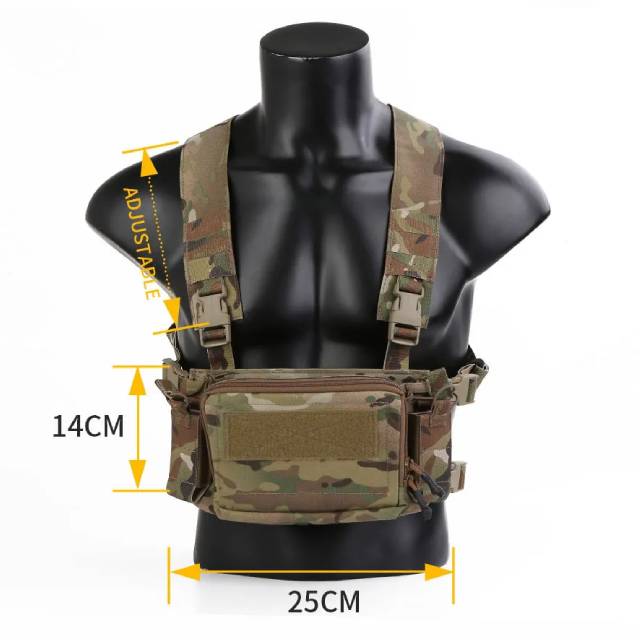 Emersongear D3CR Micro Chest Rig 500D, MultiCam