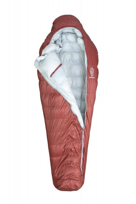 Patizon Dpro 290 ultralagana vreća za spavanje, Dark red/silver, L, Lijeva
