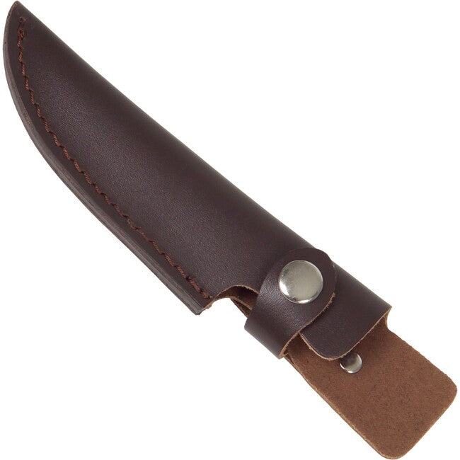 Haller Jagd nož s fiksnom oštricom 110 mm, Wurzelholz, Lederscheide
