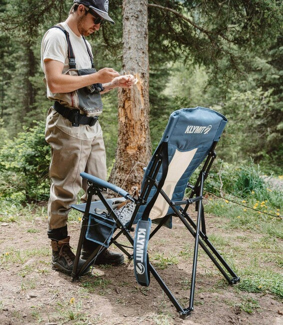 Klymit Switchback kamping stolica, plava