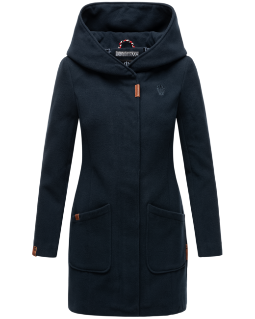 Marikoo MAIKOO ženski zimski kaput s kapuljačom, Dark navy