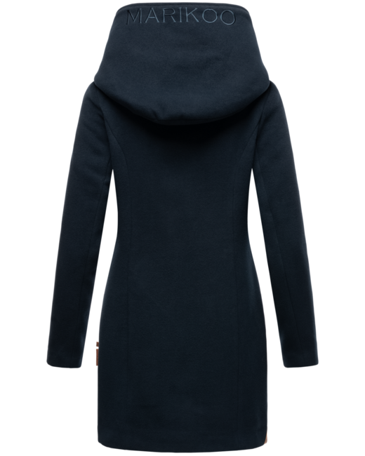 Marikoo MAIKOO ženski zimski kaput s kapuljačom, Dark navy