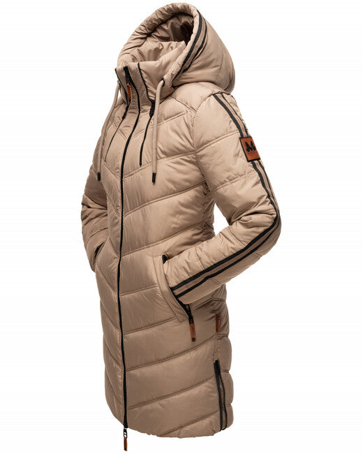 Marikoo ARMASA ženska zimska jakna, Taupe grey
