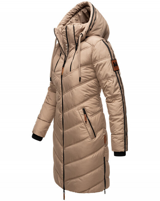 Marikoo ARMASA ženska zimska jakna, Taupe grey