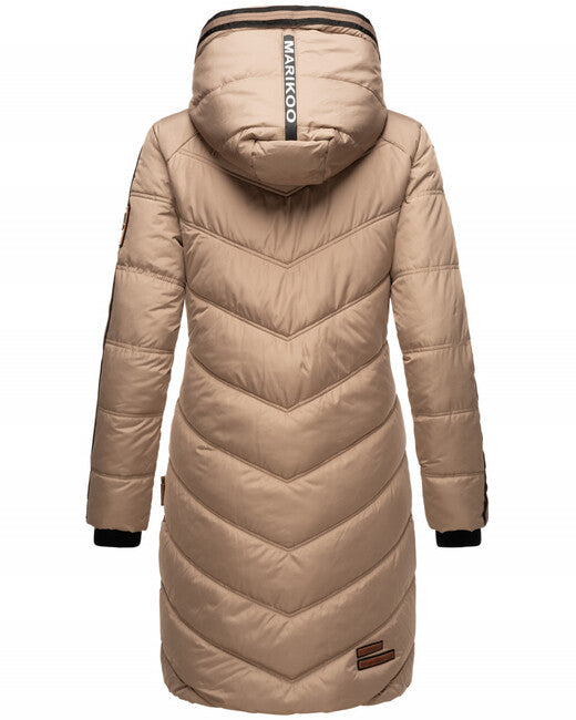 Marikoo ARMASA ženska zimska jakna, Taupe grey