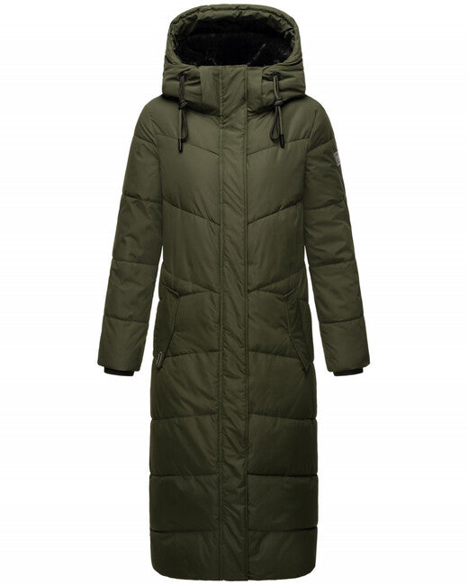Navahoo HINGUCKER zimska jakna s kapuljačom ženska, dark olive