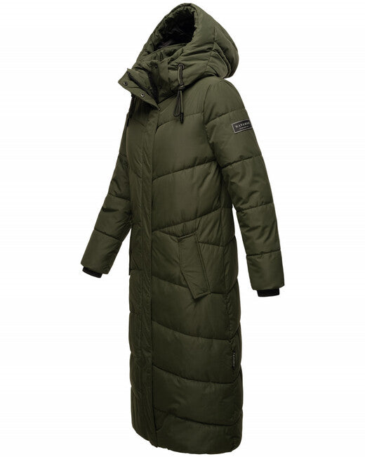 Navahoo HINGUCKER zimska jakna s kapuljačom ženska, dark olive