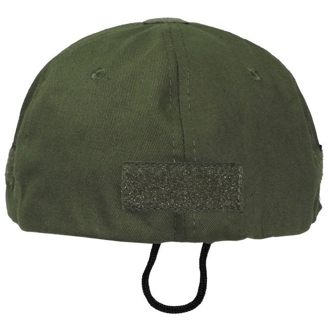 MFH Operations kapa sa šiltom s Velcro panelima, maslinasto zelena