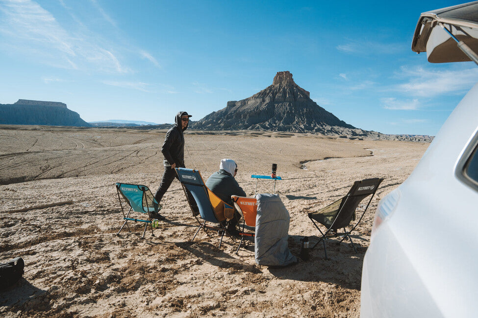 Klymit Ridgeline kamping stolica, siva