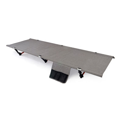 BasicNature kamping krevet povišeni, 190 cm, sivi