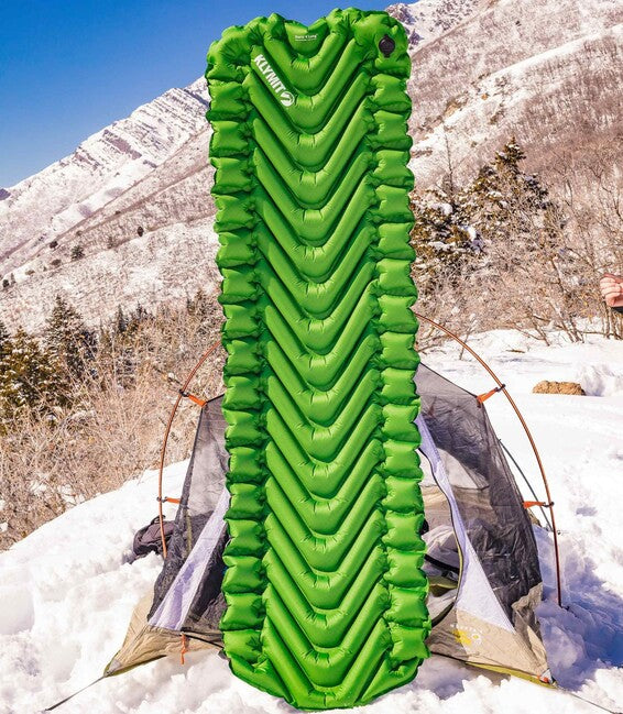 Klymit Static V Long podloga za spavanje, zelena
