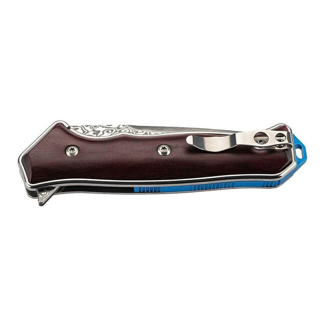 Herbertz džepni nož jednoručni 9cm, santalovo drvo, nehrđajući čelik, aluminij