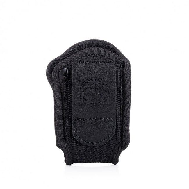 Falco Nylonové opaskové puzdro F801 na zásobnik s retenčnou skrutkou kompatibilné s pištoľou Glock 19, čierne ľavé