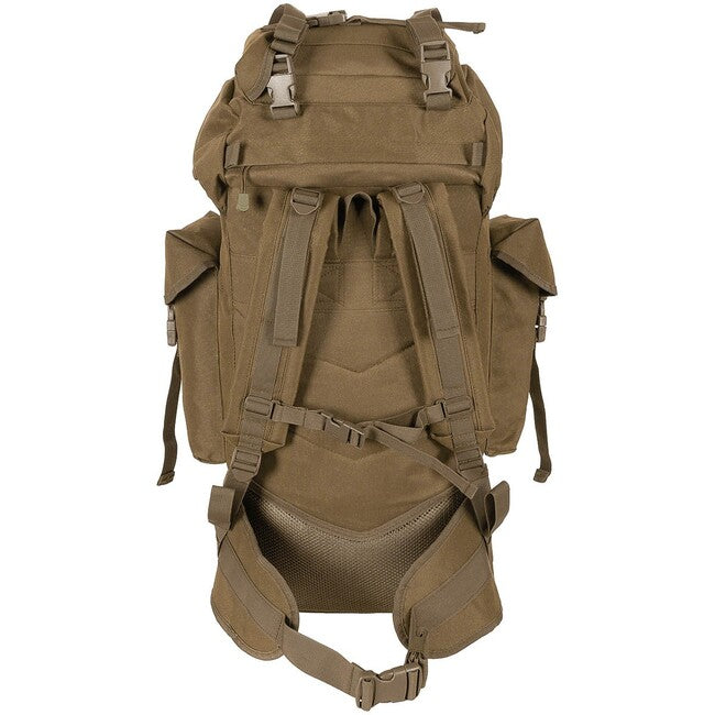 MFH MOLLE ruksak 65L, aluminijska šipka, coyote