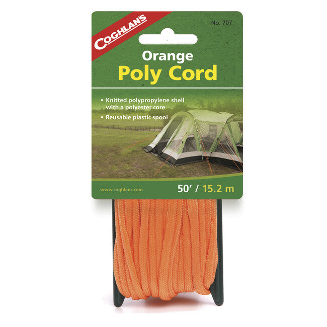 Coghlans Nylon uže 6 mm, 15 m, narančasto