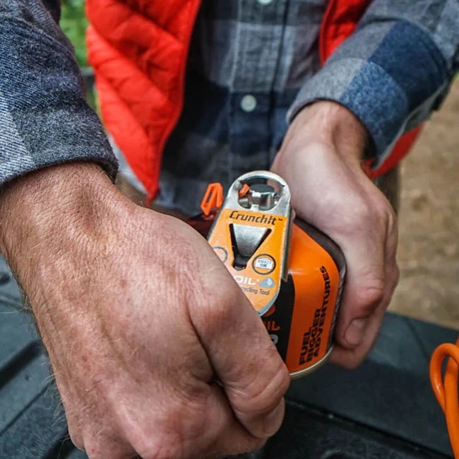 Jetboil CrunchIt™ Fuel Canister Recycling Tool alat za probijanje praznih kartuša