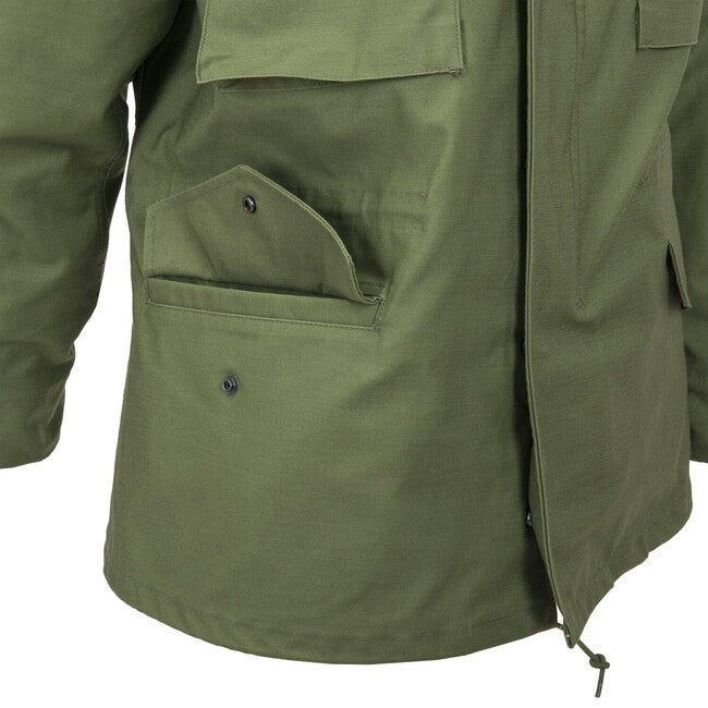 Helikon-Tex M65 jakna NyCo Sateen, maslinasto zelena