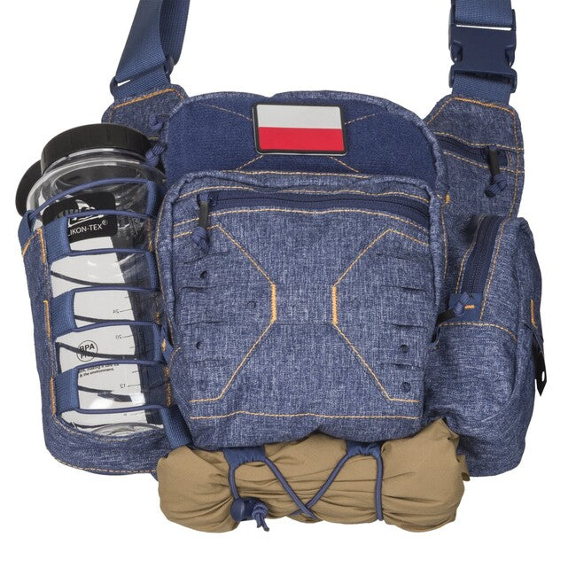 Helikon-Tex EDC torba preko ramena Nylon Polyester Blend, Melange Black-Grey
