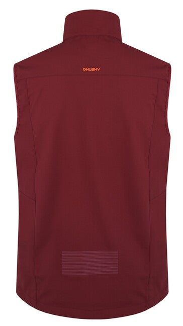 HUSKY Salien softshell muški prsluk M, bordo