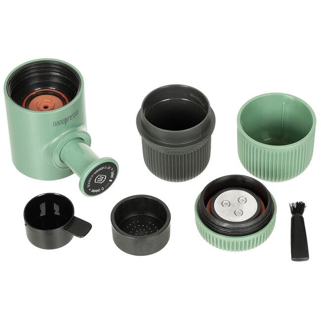 MFH Nanopresso aparat za espresso s navlakom, zeleni