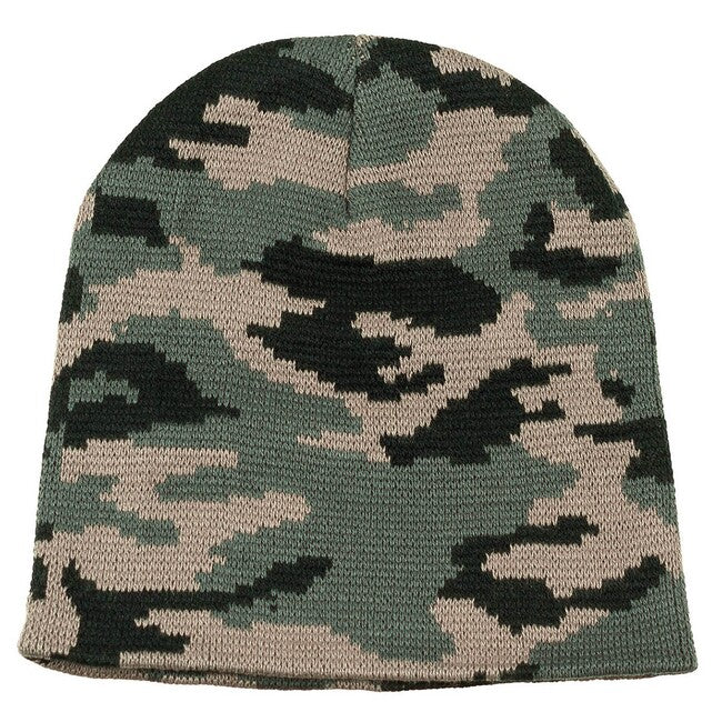 MFH Beanie pletena kapa, Woodland
