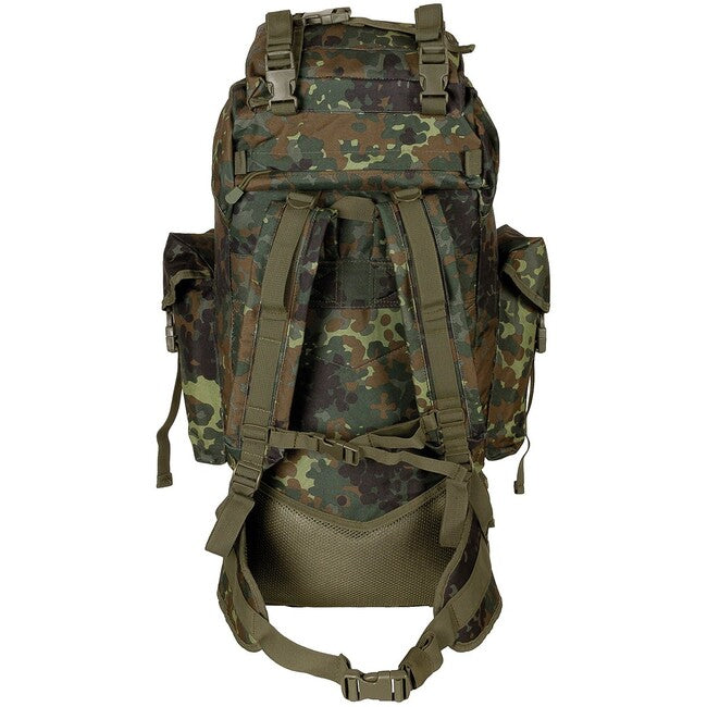 MFH MOLLE ruksak 65L, aluminijska šipka, BW camo