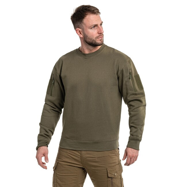 Mil-Tec Tactical pulover s okruglim izrezom, ranger green