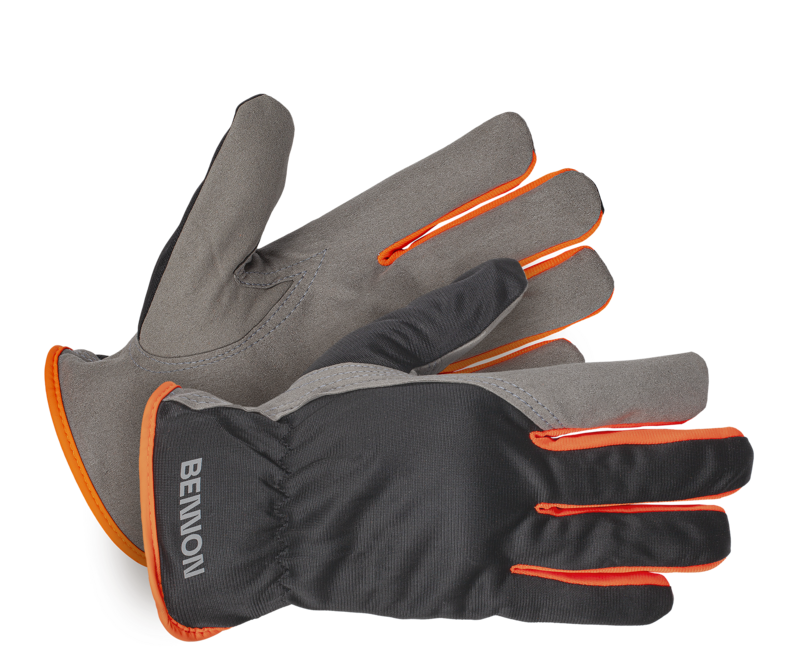 BENNON CARPOS Gloves zaštitne rukavice, sive/narančaste (12 kom)