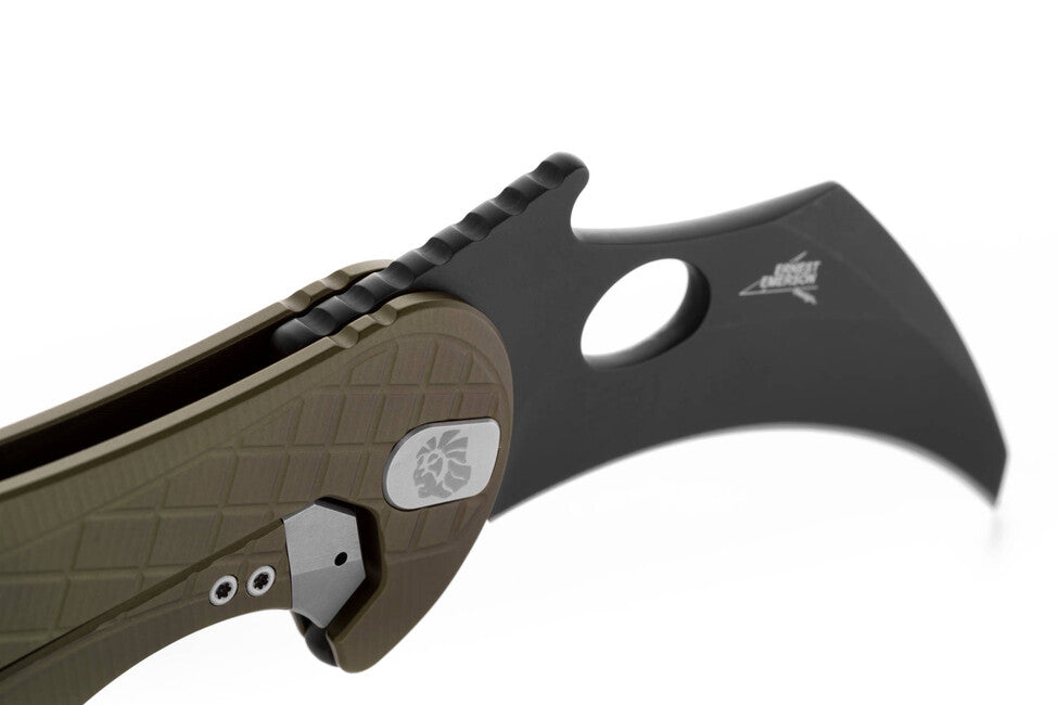 Lionsteel L.E. ONE 1 A GB nož tipa KARAMBIT Green/Chemical Black razvijen u suradnji Emerson Design