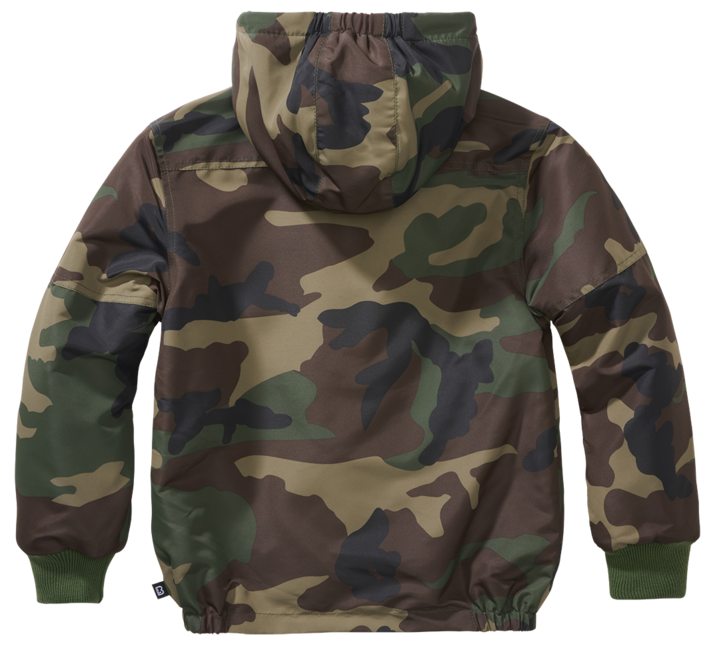 Brandit Frontzip Windbreaker jakna dječja, woodland