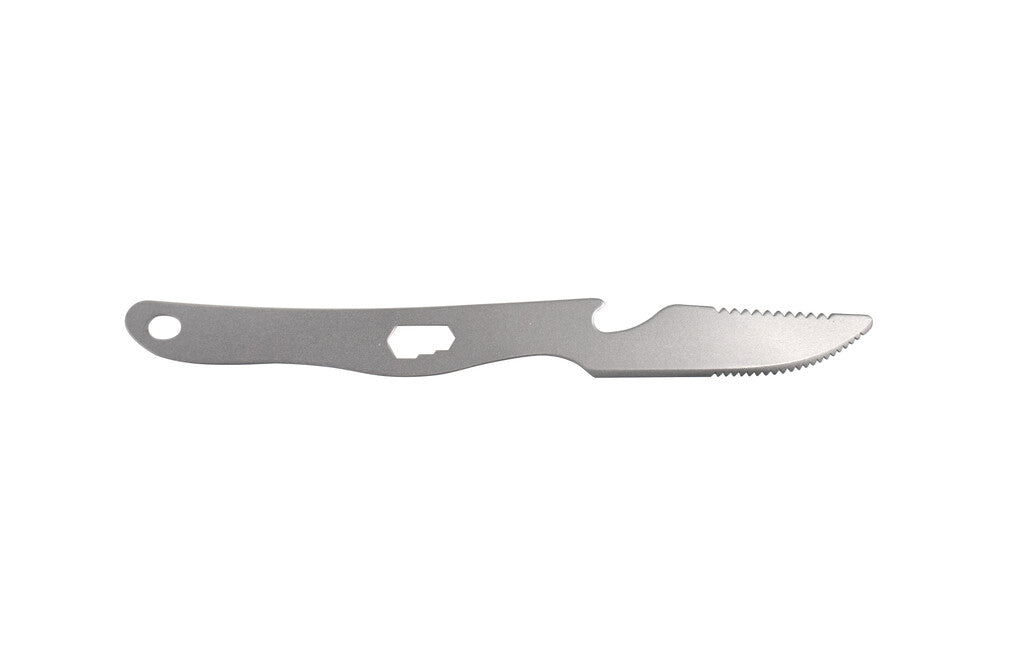 Origin Outdoors Titanium Recent titanijski set pribora 3-dijelni s otvaračem za boce i ključem