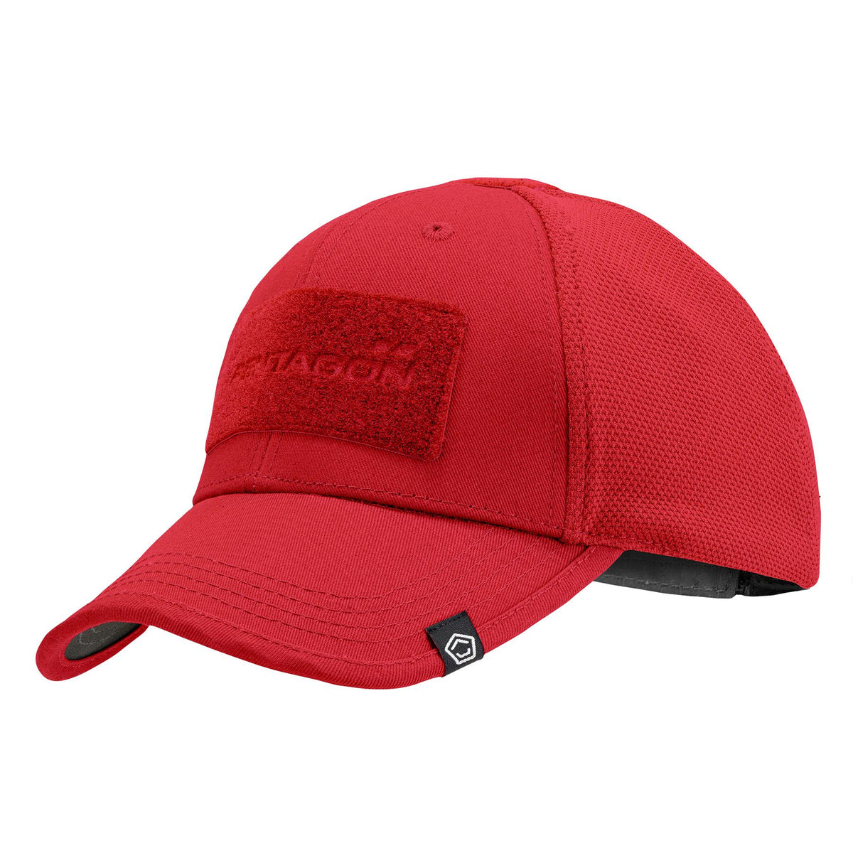 Pentagon Raptor kapa sa šiltom Twill/Mesh, crvena