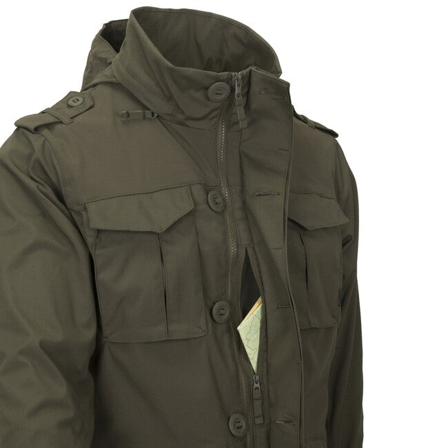 Helikon-Tex Covert M-65 jakna, smeđa / crna