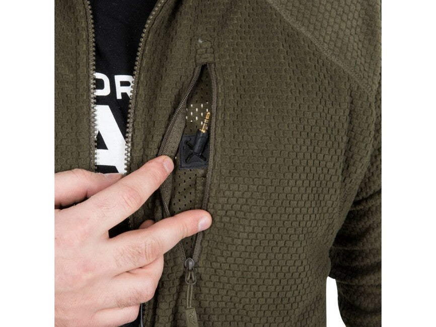 Helikon-Tex Alpha Tactical flis jakna 630g, Shadow Grey