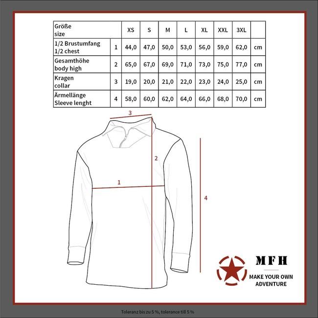 MFH muška termo potkošulja, crna level 2