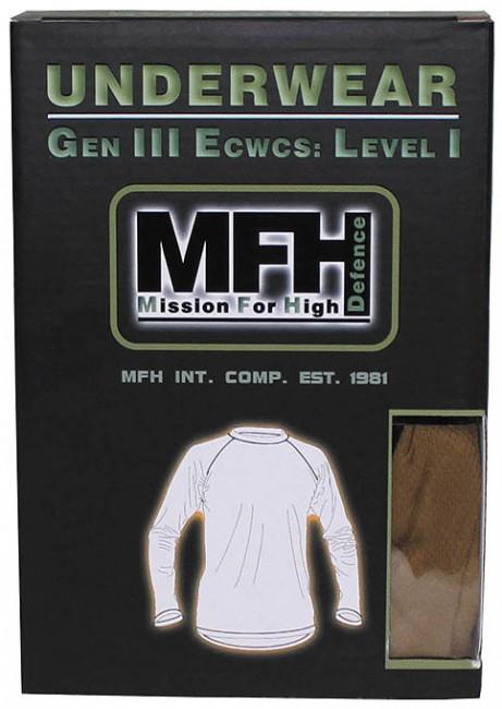 MFH muška termo potkošulja, crna, level 1