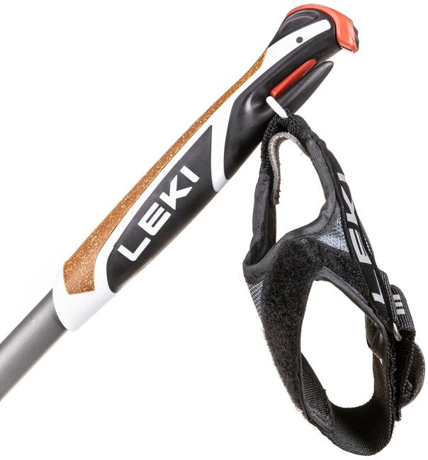 LEKI Spin Shark SL Nordic Walking štapovi, srebrnosiv-tamni antracit-limeta, 100 - 130 cm